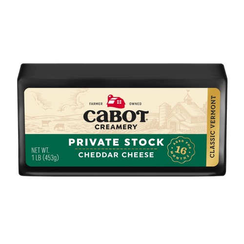 Private Stock Cheddar Cheese 1lb front