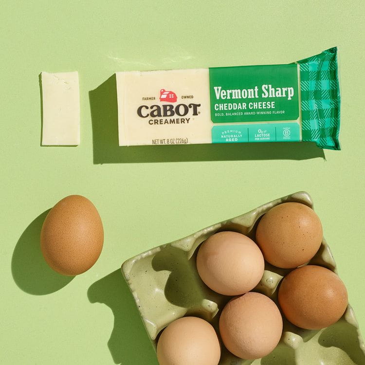 Cabot Cheddar has more protein per serving than an egg