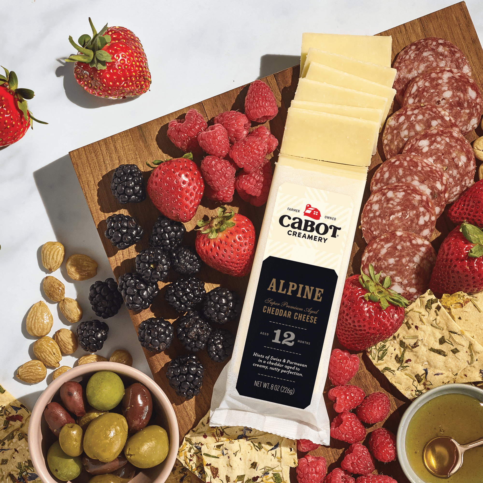 Alpine Creamy and Nutty Cheddar Cheese Bar – Cabot Creamery
