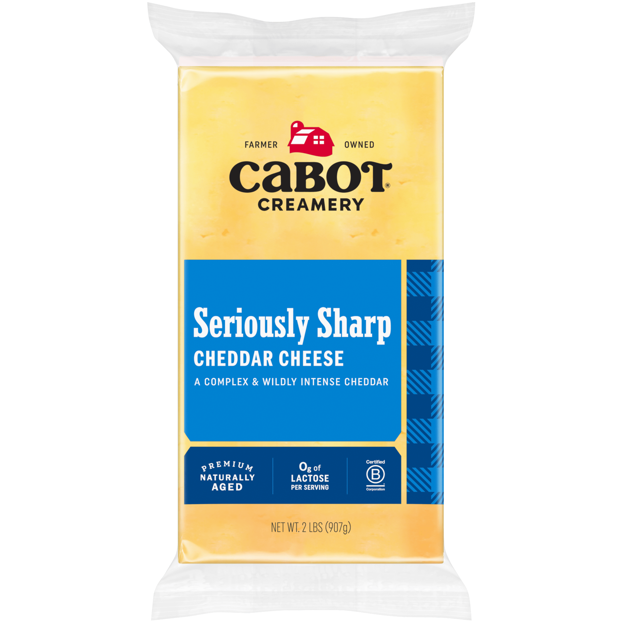 Sharp Yellow Seriously Sharp Yellow Cheddar Cheese – Cabot Creamery