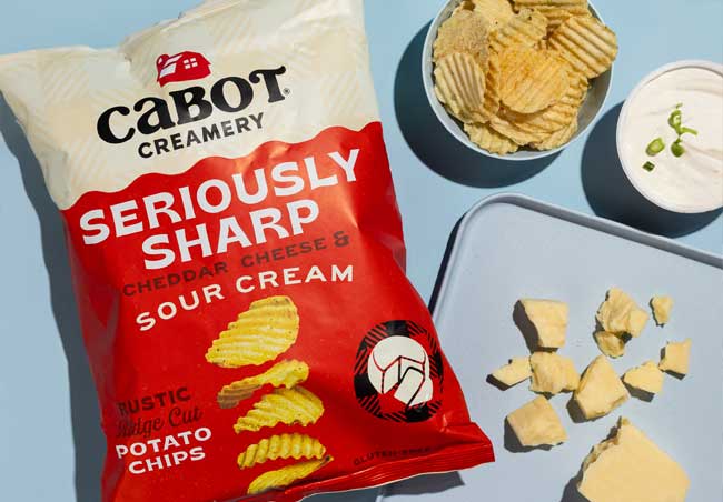 Seriously Sharp Chips with dip