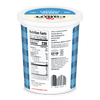 A container of Cabot Creamery Plain Greek Yogurt shows nutrition facts, barcode, recycling info, and product details on a light background—ideal for those seeking rich, creamy texture in every spoonful.