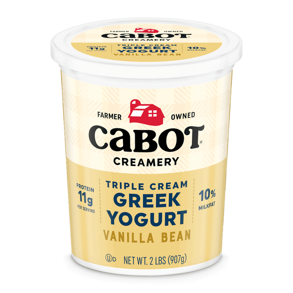 Triple Cream Vanilla Bean Greek Yogurt – Cabot Creamery