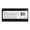 Cabot Creamerys 5 Year Cheddar Cheese, in rectangular black packaging, features a nutrition facts label with servings, calories, and ingredients. Highlighted for its 5 Year aging and absence of animal rennet, it offers a luscious texture and bold flavor for cheese enthusiasts.