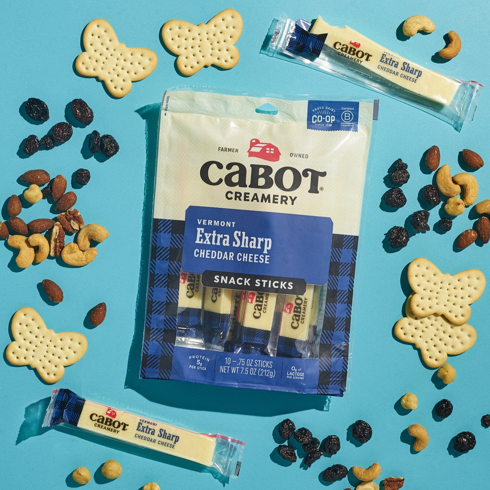 Extra Sharp Cheddar Snack Sticksf – Cabot Creamery