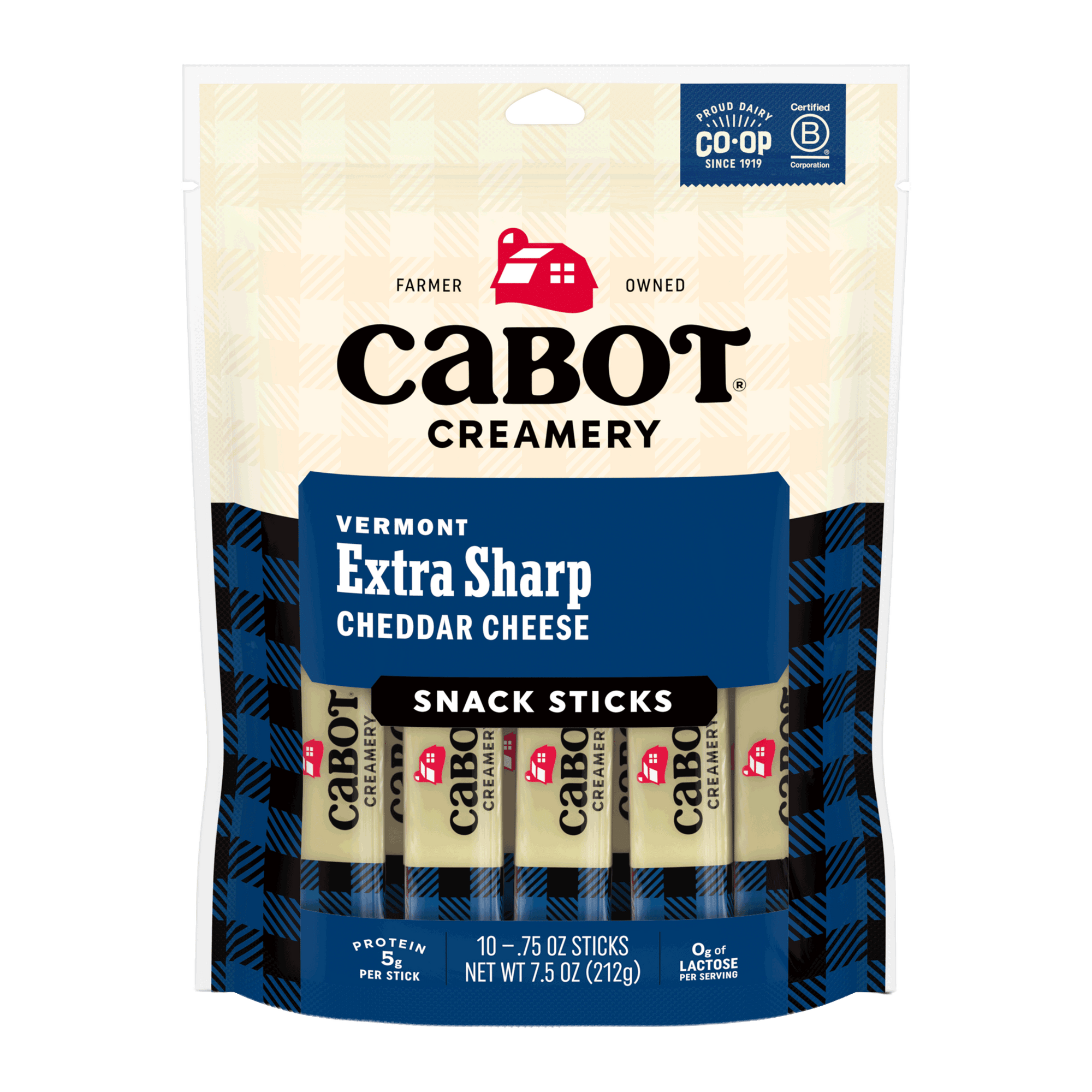Extra Sharp Cheddar Snack Sticksf – Cabot Creamery