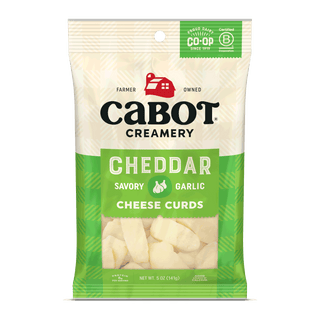 Savory Garlic Cheddar Cheese Curds