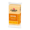 Cabot Creamery Gouda Cheese, 2-pound block in orange and yellow packaging, is creamy, dreamy, sweetly nutty, and lactose-free—ideal for creamy cheese lovers.