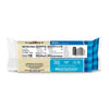 Back of a Cabot Creamery Mild Cheddar Cheese block displaying nutrition facts, ingredients, barcode, gluten-free and lactose free labels, no artificial growth hormone claim, and 30% less plastic packaging.