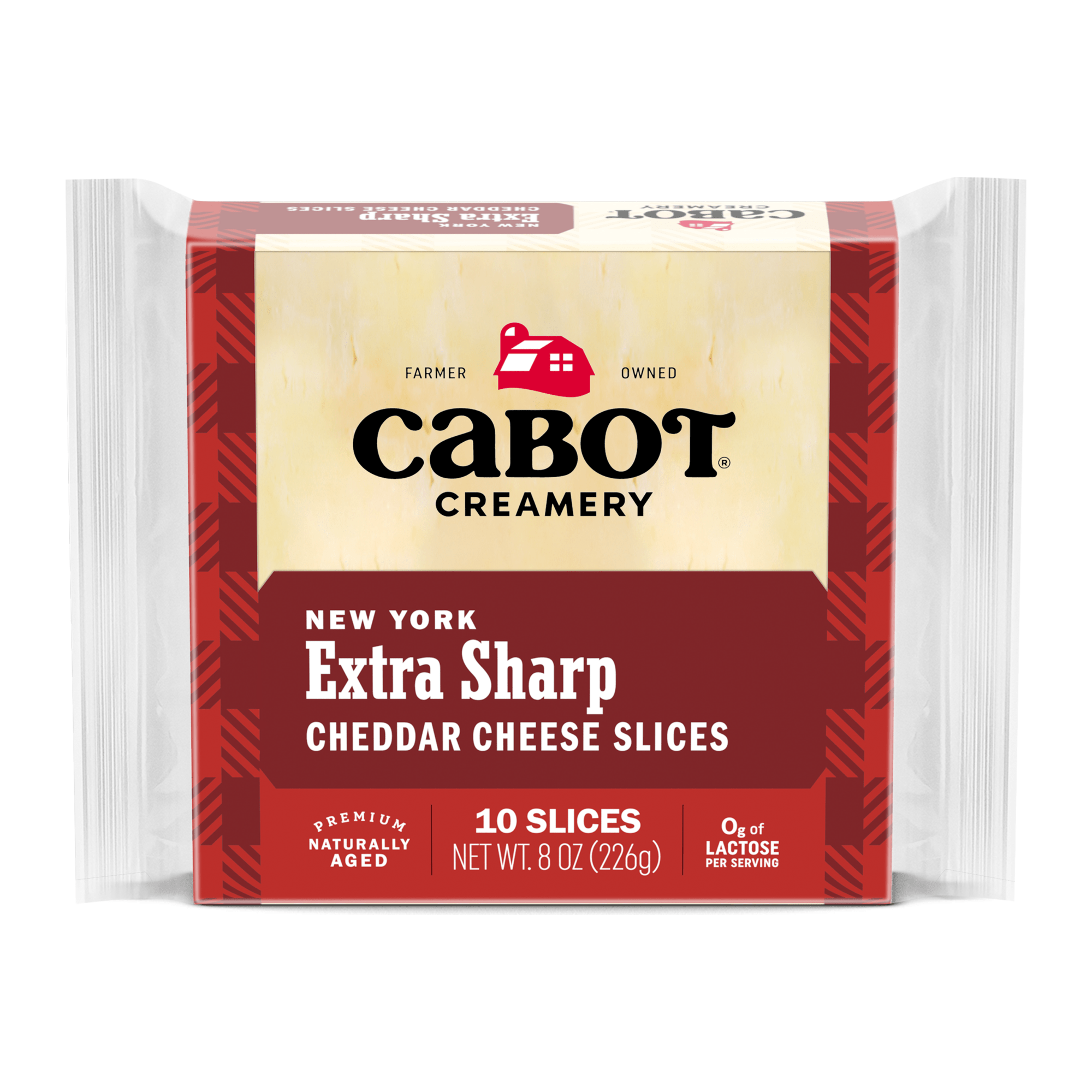 Extar Cheese New York Extra Sharp Cheddar Sliced Cheese – Cabot Creamery
