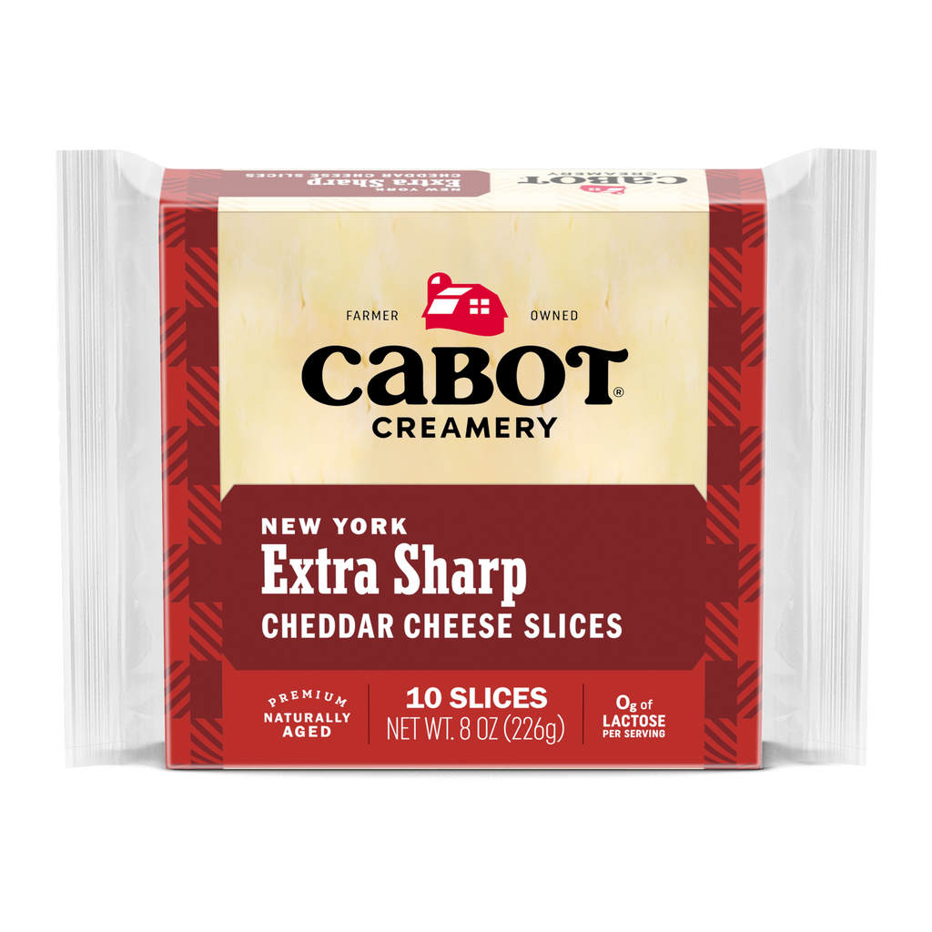 Cabot Cheese Slices, Cheddar, Premium Natural, Sharp, Light, 50% OFF