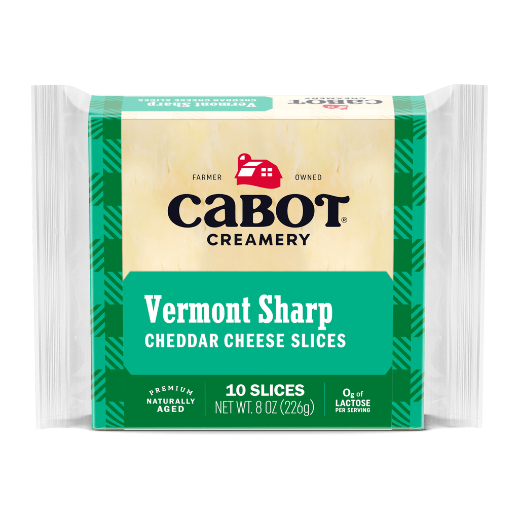 Vermont Sharp Cheddar Sliced Cheese – Cabot Creamery