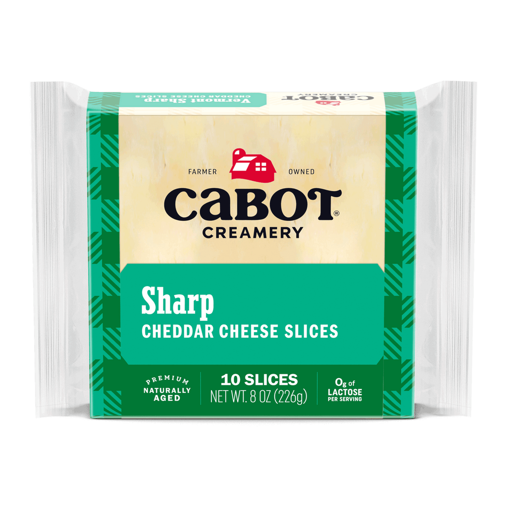 Vermont Sharp Cheddar Sliced Cheese – Cabot Creamery