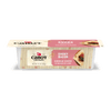 Cabot Creamery Smoky Bacon Cheddar Cheese features 30 gluten-free slices in cream packaging with a reddish-pink label, showing cheese topped with bacon and herbs.