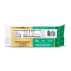 A block of Cabot Creamery Vermont Sharp Yellow Cheddar Cheese, a true kitchen staple in green packaging, displays nutrition facts, ingredients, and labels for gluten-free, no artificial growth hormone, and reduced plastic use.