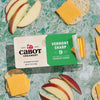 Cabot Vermont Sharp Yellow Cracker Cuts with Apples and Crackers