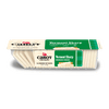 A clear plastic pack of Cabot Creamery Vermont Sharp Cheddar Cheese contains 26 sliced cheddar cuts, labeled in green and cream.