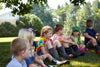 Kids in a field 