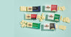 Cabot Cheese Dairy Bars and Cracker Cuts on light green background