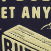 Close-up of text on New Duds Butter Long Sleeve T-shirt, featuring TABLESPOONS and TEASPOONS measurements plus GET ANY in bold—perfect for fans of quirky Vermont shirts.