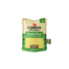 The Cabot x Play Vermont Cheddar Shredder Dog Toy by Play Pet Brands is a plush, eco-friendly dog toy shaped like a bag of Cabot Creamery shredded cheddar, in yellow and green with "GRATE CHEWS" on the label.