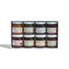 The BHP Cabot Pairing Collection by Provisions International offers eight mini jars of preserves in flavors like Orange Marmalade, Caramelized Fig, and Spiced Plum—ideal for gourmet cheese boards or enjoying classic marmalades.