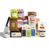 The Cabot X That Cheese Plate: Ultimate Charcuterie Gift Box by Cabot Creamery features award-winning cheeses, crackers, olives, sliced meats, pecans, jam, and a cheese knife—beautifully packed as a ready-to-serve charcuterie board.