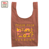 The Cabot x Always With Honor Baggu tote by Baggu features a yellow and pink pixel-style Vermont farm scene with “Fresh From Vermont.” It celebrates Green Mountain heritage, and 10% of sales are donated.