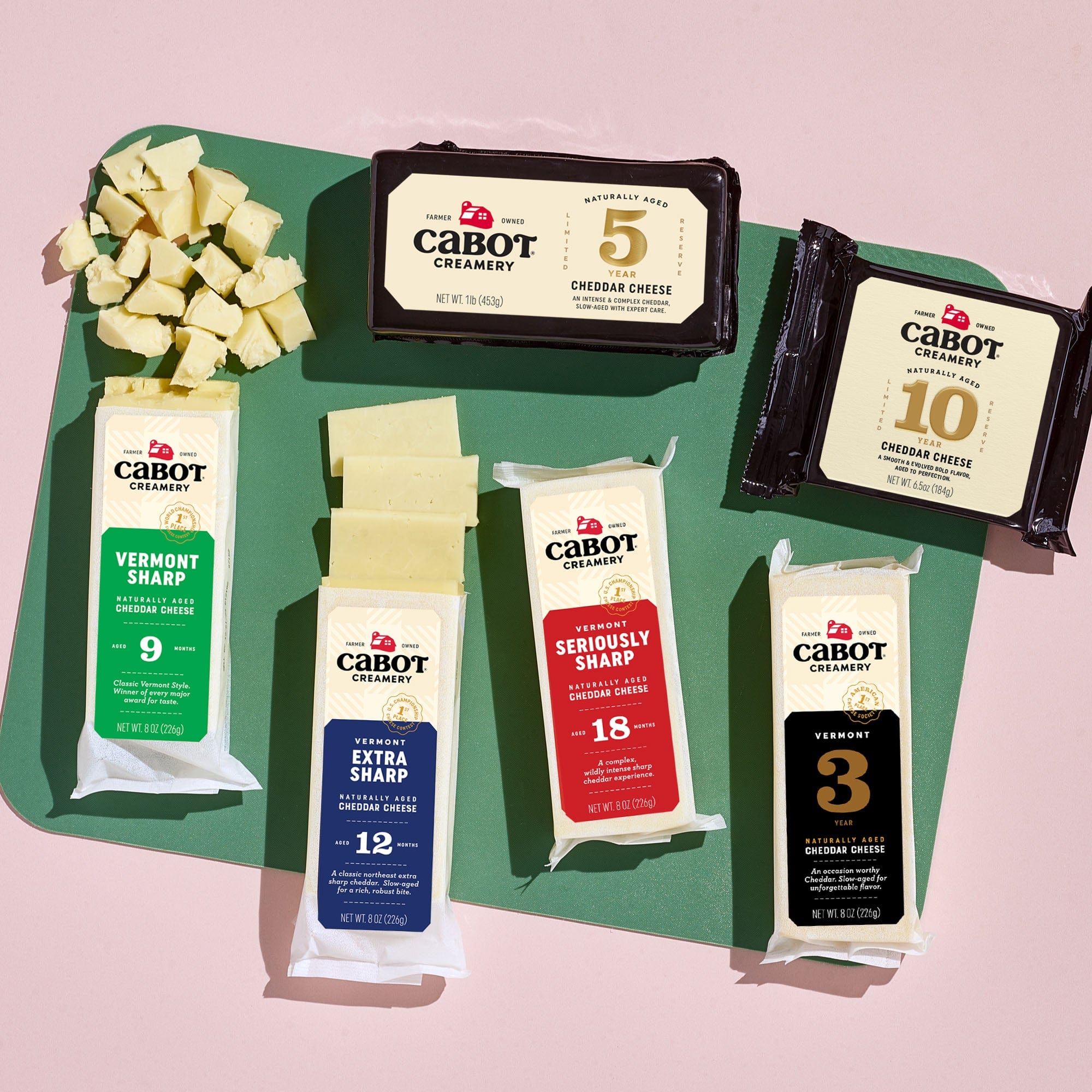 Cheese Sampler Box Sharpness Tasting Cheese Sampler Box – Cabot Creamery