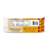Back of a Cabot Creamery Habanero Cheddar Cheese block package featuring nutrition facts, ingredients, barcode, and product claims—No Artificial Growth Hormone, Gluten Free, and Lactose Free—in orange and white colors on a plaid background.