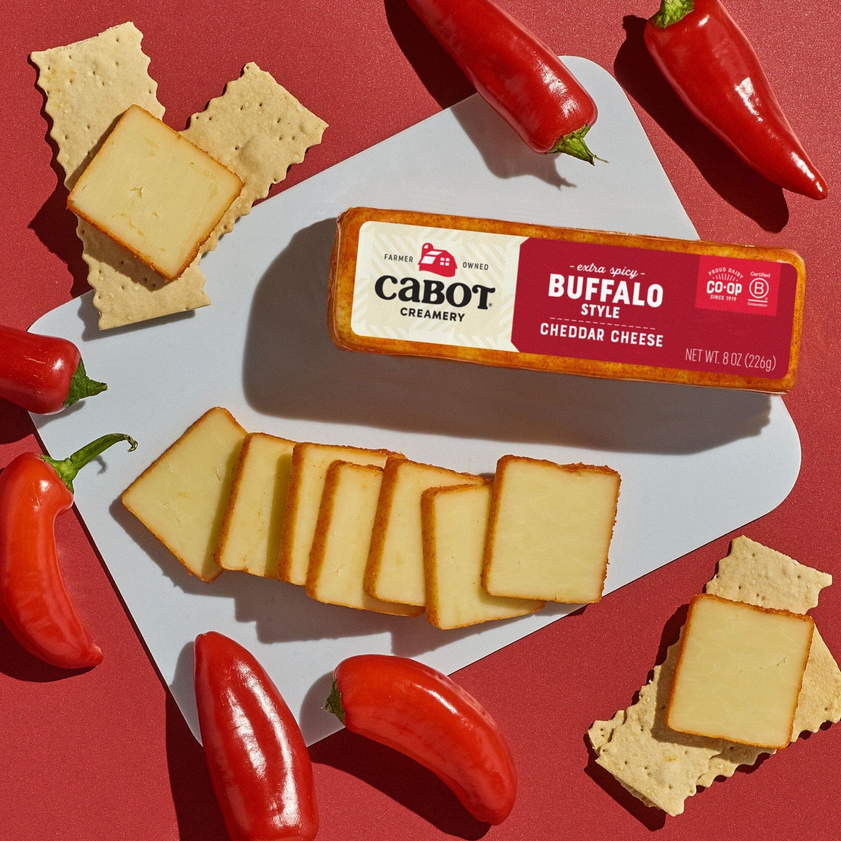 Buffalo Style Cheddar Cheese Cabot Creamery