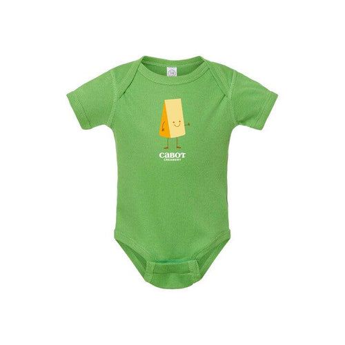 Cheese Figure Onesie - Green-Clothing-Cabot Creamery